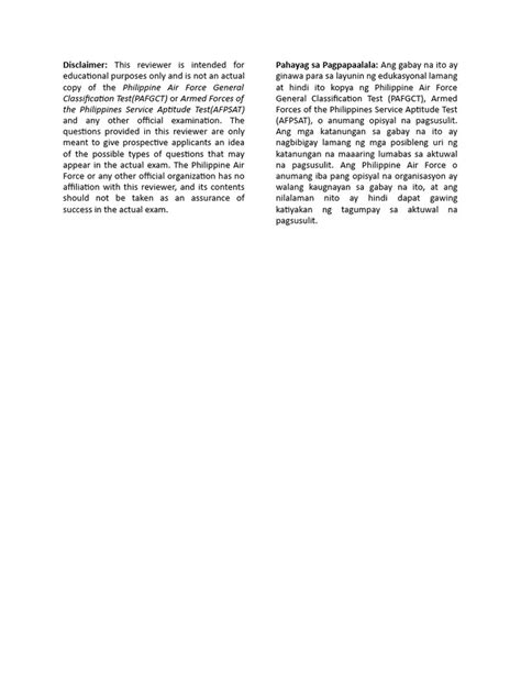 pafgct reviewer pdf free download|AFPSAT.